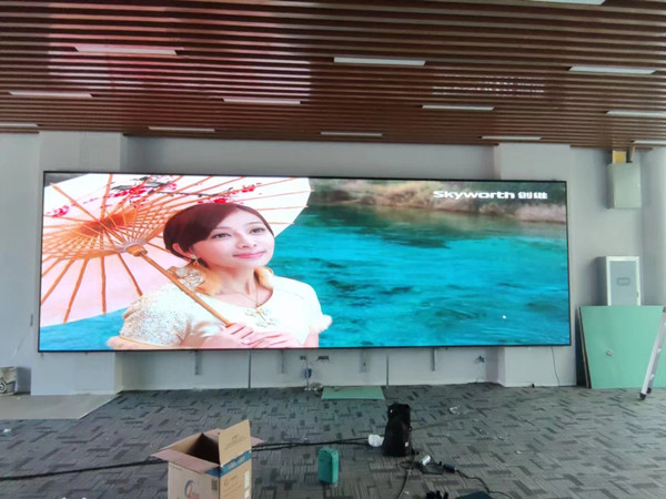 西工P1.53led小间距屏安装案例